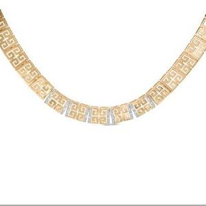 Gold and Diamond Necklace Choker
